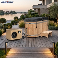 Baignoire de cryothérapie pour la récupération, équipée d'un refroidisseur ETLSAA et d'une fonction ozone, idéale pour les villas, les jardins et les hôtels
