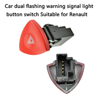 Prix d'usine, vente chaude, bouton d'interrupteur de signal d'avertissement double clignotant OE 8200002441 pour voiture, compatible Renault