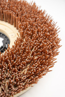 MALISH Nouveau 17 pouces 46 #   Disque de brosse à sol Orange Grit NP9200 pour machine à nettoyer les sols, multi-industrie, 3 kg, origine Chine