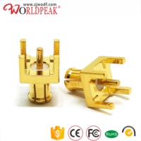 MCX-conector macho recto para PCB