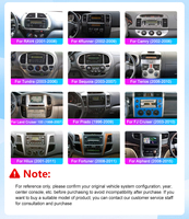 Pour 7719Q9Max Android 4+64GB Double Din 7 pouces Écran tactile DSP OLED CarPlay/Android Auto GPS FM AM RDS /Corolla