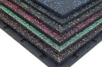 Tapis de sol en caoutchouc pour la salle de sport, tapis de sol en caoutchouc insonorisé pour l'haltérophilie, plancher de protection spécial pour la zone de force