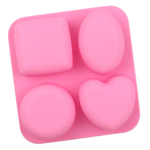 Échantillon gratuit d'usine <span class=keywords><strong>moule</strong></span> à gâteau en <span class=keywords><strong>silicone</strong></span> en forme de coeur carré ovale rond, moules à bougie en <span class=keywords><strong>silicone</strong></span>, moules de fabrication de savon <span class=keywords><strong>moule</strong></span> d'amour - Product Image 5