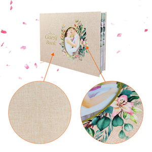 Custom Wedding Album OEM Video <strong>Book</strong> Your Wedding Linen Cover Bound Hardcover <strong>Visitor</strong> Guest Record Wedding Planner <strong>Book</strong> - Product Image 6