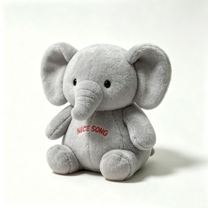 Peluche de elefante personalizado, peluche de elefante gris, juguete de elefante adorable, peluche de elefante bebé - Product Image 3