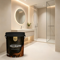 Revêtement liquide mat en terrazzo de pierre lavée acrylique VALIDEA pour intérieur et extérieur, imperméable, antidérapant, durable
