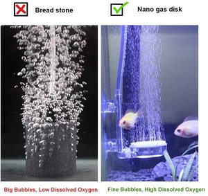 <span class=keywords><strong>Kit</strong></span> nano à bulles d'aquarium en céramique avec diffuseur super haut de contrôle <span class=keywords><strong>Vae</strong></span> et pierre à air silencieuse pour l'oxygène dissous - Product Image 4