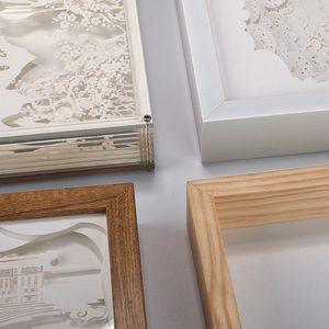 Tùy Chỉnh Thắp Sáng Hộp Bóng Tường Treo Nghệ Thuật Vẽ Tranh Trang Trí Bằng Gỗ Khung Khuyến Mại Chất Liệu Giấy - Product Image 5