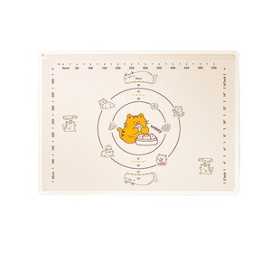 Silicone Kneading <b>Mat</b> Food Grade Thickened Non Stick Cat Pattern Baking Work Surface Household <b>Rolling</b> <b>Mat</b> - Product Image 2