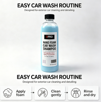 Champú de espuma nano para lavado de autos, concentrado en aerosol con brillo hidrofóbico para detallado automotriz
