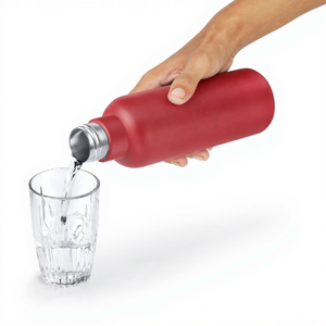 Premium Red Stainless Steel Vacuum Insulated Water <b>Bottle</b> Reusable Leakproof Travel <b>Flask</b> - Product Image 5