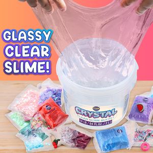 Huge Glassy Clear <b>Slime</b> Bucket <b>Toy</b> for Kids Big Crystal <b>Slime</b> Pack Gift Jumbo <b>Slime</b> Kit for Girls Boys Party Present - Product Image 4