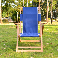 Chaise de plage pliante portable personnalisée, tissu Oxford de luxe, bois - Conçue pour le camping, les parcs et l'utilisation en extérieur sur la plage