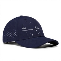 Gorra de Béisbol de 6 Paneles de PVC Impermeable, Transpirable y de Secado Rápido para Verano, con Logotipo Personalizado; Gorra para Mujer que Estiliza la Cara y Protege del Sol