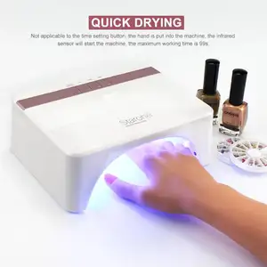 Lampada professionale nail led lampada uv SUN STARONE Led Nail Gel di essiccazione lampada 24W/48W due potenza Nail Manicure lampada di bellezza