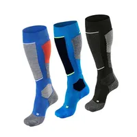 Chaussettes de compression en gros, chaussettes de sport montantes personnalisées avec grip pour le football