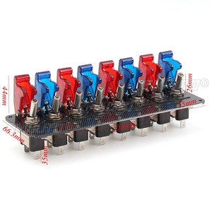 แผงสวิตช์จุดระเบิดแบบ LED 12V สำหรับรถยนต์ แผงสวิตช์จุดระเบิดแบบ LED สำหรับรถแข่ง ปุ่มกดแบบ LED - Product Image 3