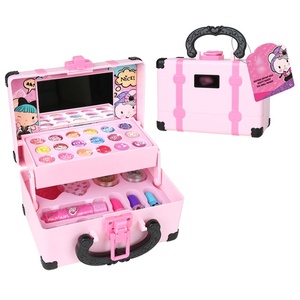 Maleta portátil de varios tamaños para niña, Kit de cosméticos lavable de princesa, caja de <span class=keywords><strong>maquillaje</strong></span> para bebé, juguete para niños, <span class=keywords><strong>maquillaje</strong></span> para niñas - Product Image 1