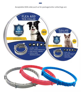 Collier <span class=keywords><strong>anti</strong></span>-<span class=keywords><strong>puces</strong></span>, <span class=keywords><strong>anti</strong></span>-<span class=keywords><strong>tiques</strong></span> <span class=keywords><strong>et</strong></span> <span class=keywords><strong>anti</strong></span>-poux imperméable <span class=keywords><strong>pour</strong></span> chiens <span class=keywords><strong>et</strong></span> chats, réglable avec une protection de 8 mois - Product Image 2