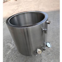 Trémie de mélange industrielle semi-automatique à zone chauffante à double isolation en acier inoxydable JJ 304