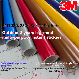ฟิล์มติดกล่องไฟแบบกาวในตัวด้านเดียว รุ่น 1030 2630 สำหรับงานโฆษณากลางแจ้ง สติ๊กเกอร์สีทึบสำหรับติดตัวถังรถยนต์ ตัวอักษรโฆษณา - Product Image 6