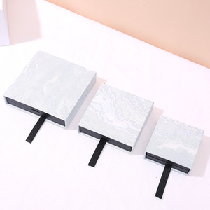 Tinh tế hộp đồ trang sức với cửa sổ rõ ràng hiển thị biểu tượng tùy chỉnh thời trang vòng đeo tay, vòng cổ, nhẫn, và 3D PE phim bao bì Túi Quà Tặng - Product Image 5