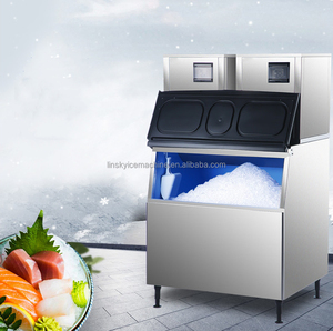 Machine à glace à neige 900kg Machine à glace granulaire Machine à glaçons à mâcher - Product Image 1