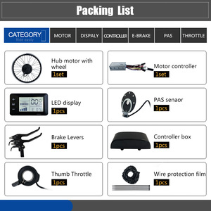 High-quality Bike Kit 48v 250w Controller Built-in Battery E Conversion 48v 250w-003 - Product Image 6