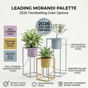 Support de Plante Métallique Nordique Moderne en Gros, Support Géométrique <span class=keywords><strong>Autoportant</strong></span> pour Pot de Fleurs d'Intérieur pour Salon - Product Image 4