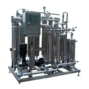 Máquina de filtro de vinho de fluxo transversal para bebidas industrial