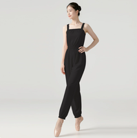 Combinaison de ballet pour enfants, femmes et filles, sans manches, pour adultes, entraînement de danse, pantalon de préchauffage, tenue de danse pour ballerines