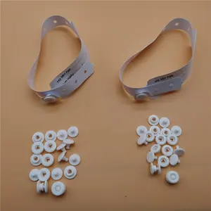 Materiale vinilico impermeabile personalizzato scrivere su braccialetti identificativi medici ospedalieri, fasce identificative per pazienti ospedalieri - Product Image 5