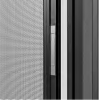 Manija de ventana abatible de aleación de aluminio de diseño moderno con red de pantalla de acero inoxidable Ventana abatible de aluminio