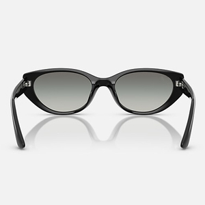 Gafas de Sol con Marco de Ojo de Gato en Negro y Gris, Lentes con Degradado, Gafas Elegantes para Mujeres y Hombres, Gafas de Sol Casuales para Exteriores - Product Image 4