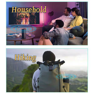 2024 New Hot Bán vải ngoài trời di động Super bass không dây bocinas bluetooth sạc loa với LED chiếu sáng logo - Product Image 4