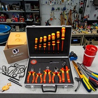 Ensemble d'outils d'électricien isolés VDE 1000V professionnels, kit d'outils électriques manuels IEC60900 CR-V, OEM ODM