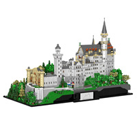 Château de Neuschwanstein Modèle 88188, Ensemble de Blocs de Construction, Plus de 800 Pièces, Jouet Éducatif à Assembler Alimenté par Piles, Fabriqué en Chine, Pour Enfants