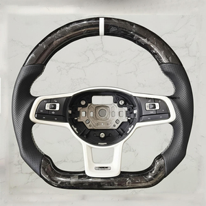 Pièces détachées automobiles Volant en cuir pour VW Golf Mk5 Mk6 Mk7 Mk8 GTI Polo 6R Scirocco Jetta <span class=keywords><strong>Tiguan</strong></span> T6 Passat B6 B7 B8 - Product Image 4