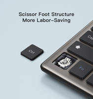 YESIDO 2.4G Wireless Connected Instrument Sensitive Keyboard for Computer