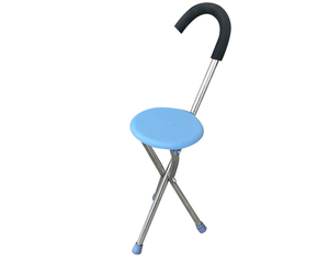 Bastón Plegable de 3 Patas con Asiento, Ligero, de Acero Inoxidable, Tipo Trípode, <span class=keywords><strong>para</strong></span> Personas Mayores - Product Image 2
