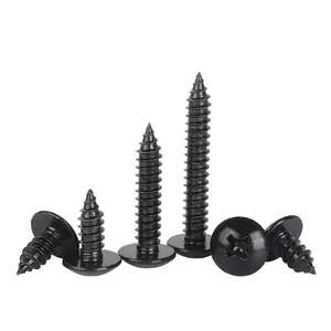 China Metal Manufacturer M3-M12 Truss Pan Head Phillips Sheet Metal Wood Screw Drywall Black Screws