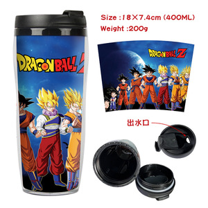 Bouteille d'eau japonaise <span class=keywords><strong>DBZ</strong></span> à double couche sensible à la chaleur, 30 modèles, personnages de dessins animés, tasse en plastique, cadeau pour enfants - Product Image 4