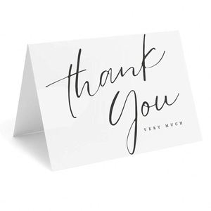 Tarjeta postal de agradecimiento de lujo personalizada con papel grueso de 600g, logotipo en lámina, tarjetas de pedido personalizadas para empresas, bloc de notas promocional impreso. - Product Image 1