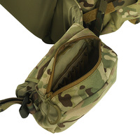 Sac à dos tactique compact, léger, sac d'urgence, système MOLLE, GPS, étanche, pour EDC, voyage, chasse, aventures en plein air, sport