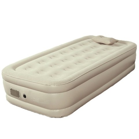 Single Size Portable Camping Inflatable Air Bed Mattress with Quick Inflation and Deflation