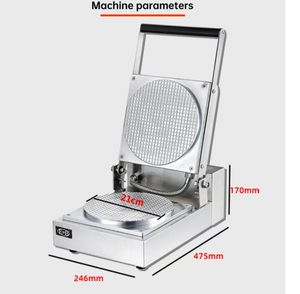 آلة صنع مخاريط الآيس كريم والوافل بشكل مخروطي غير لاصق، تعمل بجهد 110 فولت و220 فولت، قابلة للتخصيص - Product Image 3