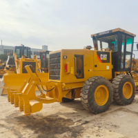Niveleuse CAT 140K d'occasion de haute qualité avec composants essentiels du moteur et de la pompe, origine USA, 2000 heures, 16900 kg, à vendre