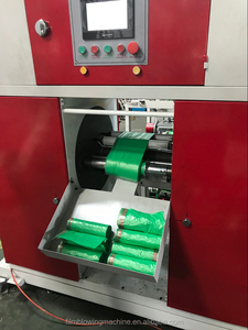 Garbage Bag Making Machine Garbage Bag Making Machine Price Computer Control Ribbon Through Big Pe Plastic Roll Garbage Bag Making Machine Price