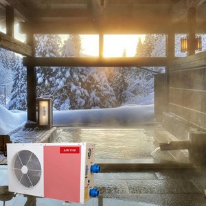 Pompe à chaleur AIRYINI <span class=keywords><strong>pour</strong></span> piscine <span class=keywords><strong>Chauffage</strong></span> électrique <span class=keywords><strong>pour</strong></span> piscine hors sol et creusée Minuterie WiFi <span class=keywords><strong>Chauffage</strong></span> et refroidissement Chauffe-piscine - Product Image 2
