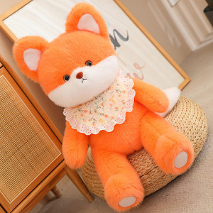 Morbidi Peluche di <span class=keywords><strong>Volpe</strong></span> e Coniglio, Cuscini Soffici a Forma di Animali, Compagno di Sonno, Regalo per Bambine - Product Image 6